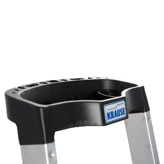 Krause Safety Stufenstehleiter mit Ablage 4 Stufen-Beschreibung lesen