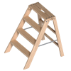 1055 klappbarer Holzstufentritt 4 Stufen