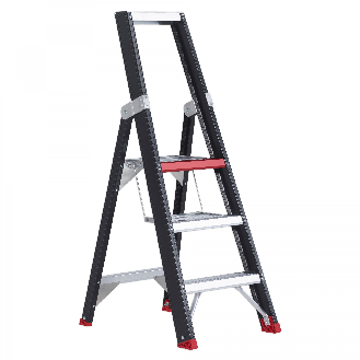 Altrex Taurus einseitig begehbare Stufenstehleiter TGB 3 Stufen-Beschreibung lesen