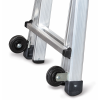 Euroline Premium 31621 Vario-Klappleiter mit Rollen 4x3 Sprossen