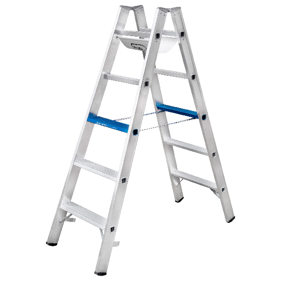 Iller Stufenstehleiter Alu Ergo Plus mit 2x6 Stufen 3,06m AH-Beschreibung lesen