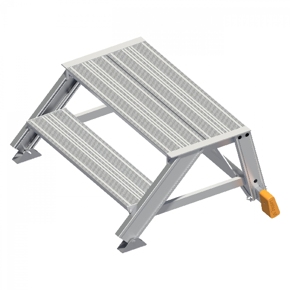 110 Alu Anstieg 80cm breit 2 Stufen-Beschreibung lesen