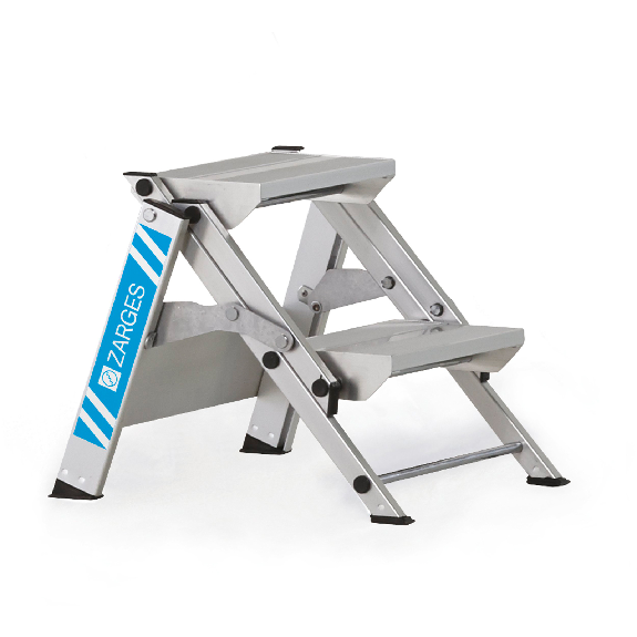 ZARGES Plazastep P - Escalier de sécurité LM 2 marches-Leggi tutto