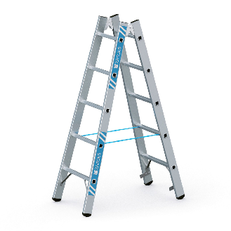Zarges Sprossenstehleiter Coni B 2x5 Sprossen-Beschreibung lesen