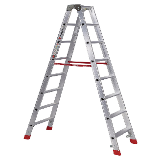 Euroline Premium 30577 Stufenstehleiter 2x8 Stufen-Beschreibung lesen