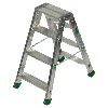 Facal Stufenstehleiter DUPLA S600 4 Stufen Facal Stufenstehleiter DUPLA S600 4 Stufen