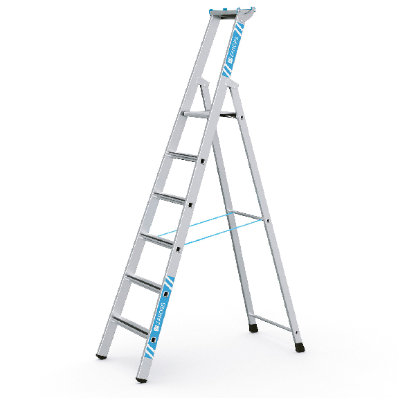 Zarges gebördelte Stehleiter Saferstep S eloxiert 7 Stufen Zarges gebördelte Stehleiter Saferstep S eloxiert 7 Stufen-Beschreibung lesen
