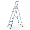 Zarges gebördelte Stehleiter Saferstep S eloxiert 7 Stufen Zarges gebördelte Stehleiter Saferstep S eloxiert 7 Stufen