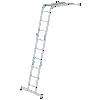 MUNK Vielzweckleiter mit Nivello Traverse 4x3 Sprossen MUNK Vielzweckleiter mit Nivello Traverse 4x3 Sprossen