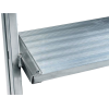MUNK Podestleiter fahrbar Aluminium geriffelt 2x7 Stufen