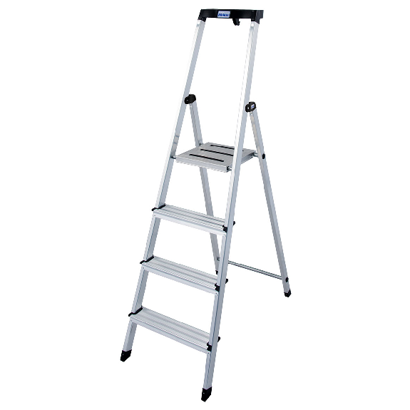 Krause Safety Stufenstehleiter 4 Stufen-Beschreibung lesen