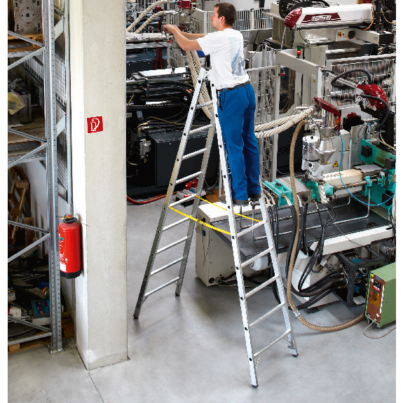 Zarges Sprossenstehleiter Coni B 2x7 Sprossen Zarges Sprossenstehleiter Coni B 2x7 Sprossen-Beschreibung lesen