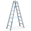 Stehleiter 2x7 Sprossen