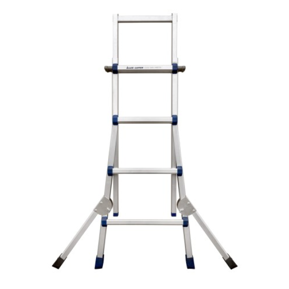Iller Teleskopleiter Eurostars mit Dreieckauslegern 4x5 Sprossen Iller Teleskopleiter Eurostars mit Dreieckauslegern 4x5 Sprossen-Beschreibung lesen