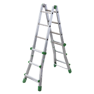 Facal Teleskopleiter Euro Briko S600 2x3+2x4 Sprossen-Beschreibung lesen