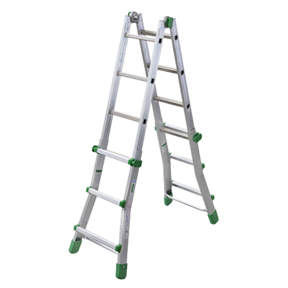 Facal Teleskopleiter Euro Briko S600 2x3+2x4 Sprossen-Beschreibung lesen