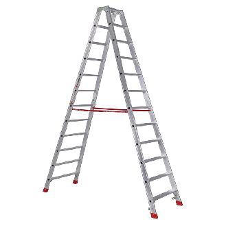 Euroline Premium 30577 Stufenstehleiter 2x12 Stufen-Beschreibung lesen