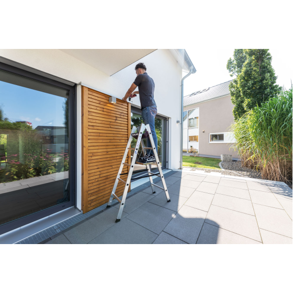 MUNK Sprossenstehleiter 2x6 Sprossen MUNK Sprossenstehleiter 2x6 Sprossen-Beschreibung lesen