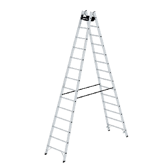 MUNK Sprossenstehleiter 2x14 Sprossen-Beschreibung lesen