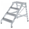 MUNK Aluminium Montagetritt starr 4 Stufen MUNK Aluminium Montagetritt starr 4 Stufen