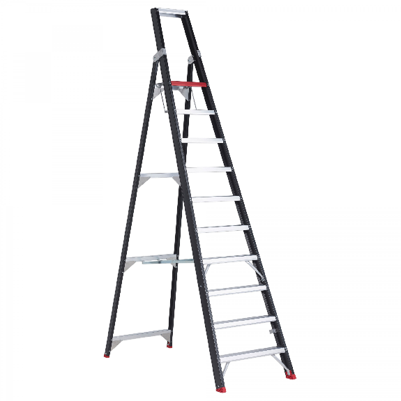 Altrex Taurus einseitig begehbare Stufenstehleiter TGB 10 Stufen-Beschreibung lesen