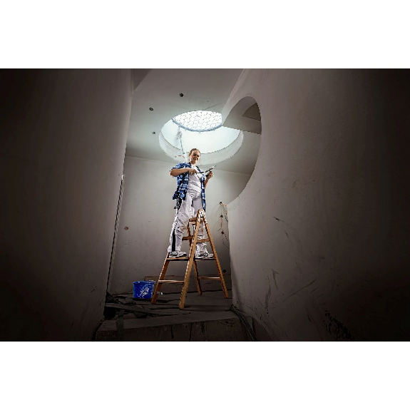 Werner Holz Stufenstehleiter zweiseitig begehbar 2x4 Stufen Werner Holz Stufenstehleiter zweiseitig begehbar 2x4 Stufen-Beschreibung lesen