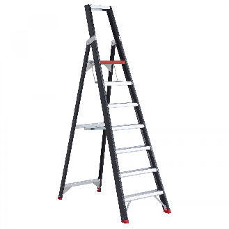 Altrex Taurus einseitig begehbare Stufenstehleiter TGB 7 Stufen-Beschreibung lesen