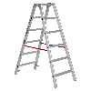 Stehleiter 2x6 Stufen