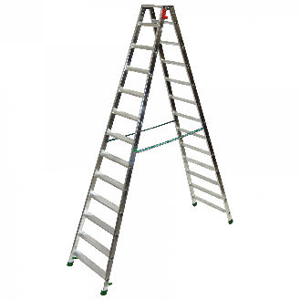 Facal Stufenstehleiter DUPLA S600 13 Stufen-Beschreibung lesen
