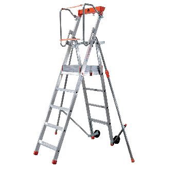 Facal Platea Podesttreppe Aluminium S300 5 Stufen-Beschreibung lesen