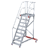 Wartungsplattform aus Aluminium 60° 1000mm 9 Stufen Wartungsplattform aus Aluminium 60° 1000mm 9 Stufen