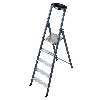 Krause SePro S Stufenstehleiter eloxiert 5 Stufen Krause SePro S Stufenstehleiter eloxiert 5 Stufen