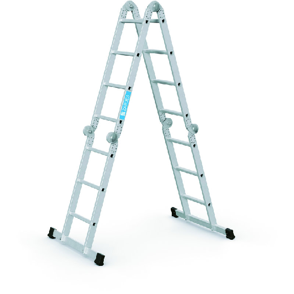 Zarges Vielzweckleiter Multimax M 2x3+2x4 Sprossen-Beschreibung lesen