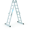 Vielzweckleiter 2x3+2x4 Sprossen