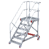 Euroline 513 Wartungsbühne 45° 800mm Stufenbreite 6 Stufen Alu gerieft