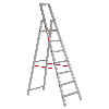 Stehleiter mit Sicherheitsbrücke 7 Stufen