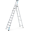 Zarges genietete Stehleiter, eloxiert Xlstep S 10 Stufen Zarges genietete Stehleiter, eloxiert Xlstep S 10 Stufen