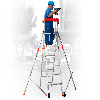 Facal Platea Podesttreppe Aluminium S300 4 Stufen Facal Platea Podesttreppe Aluminium S300 4 Stufen