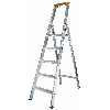 Stehleiter einseitig mit 10 Stufen 4,10 m
