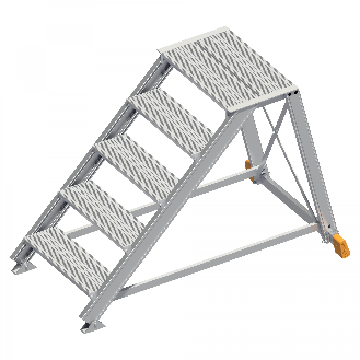 110 Alu Anstieg 60cm breit 5 Stufen-Beschreibung lesen