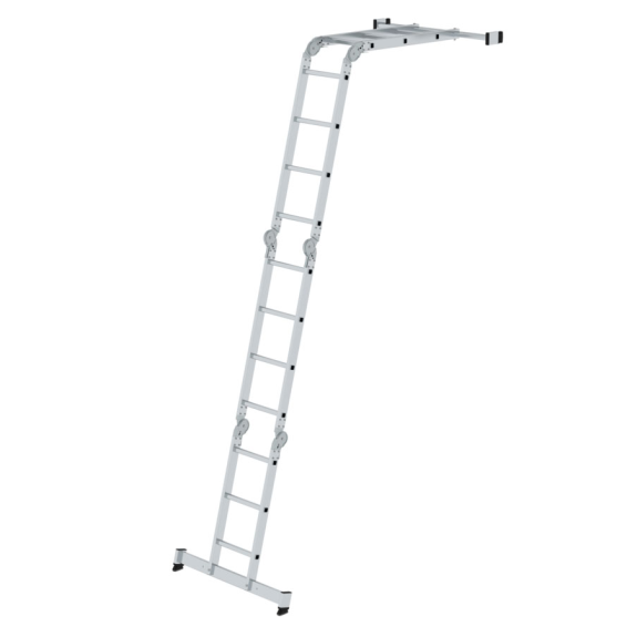 MUNK Vielzweckleiter mit Nivello Traverse 2x3 + 2x4 Sprossen MUNK Vielzweckleiter mit Nivello Traverse 2x3 + 2x4 Sprossen-Beschreibung lesen
