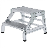 MUNK Aluminium Montagetritt starr 2 Stufen MUNK Aluminium Montagetritt starr 2 Stufen