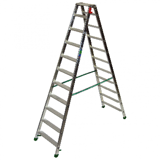 Facal Stufenstehleiter DUPLA S600 11 Stufen-Beschreibung lesen