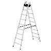 MUNK Sprossenstehleiter 2x9 Sprossen MUNK Sprossenstehleiter 2x9 Sprossen