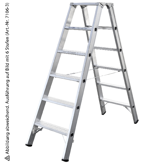 Échelle du stand avec 2x8 étapes 3,40 m ah-Leer más