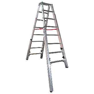Euroline Premium 30578 Stufentreppenstehleiter 2x8 Stufen-Beschreibung lesen