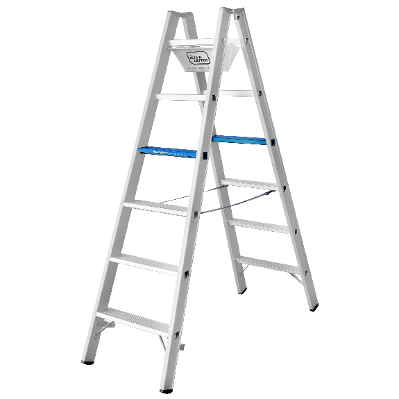 Étapes restent échelon en aluminium Ergo plus anodisé 2x7 niveaux-Leer más