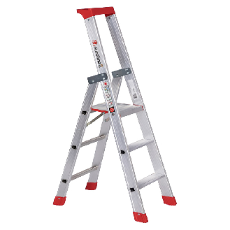 Stehleiter mit Sicherheitsbrücke 3 Stufen-Beschreibung lesen