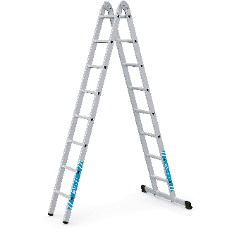 Zarges Mehrzweck-Klappleiter Combimaster X 2-teilig 2x8 Sprossen-Beschreibung lesen