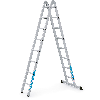 Zarges Mehrzweck-Klappleiter Combimaster X 2-teilig 2x8 Sprossen Zarges Mehrzweck-Klappleiter Combimaster X 2-teilig 2x8 Sprossen